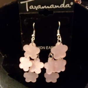 Pink Pastel Petal Earrings